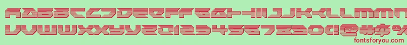 Royalsamuraichrome Font – Red Fonts on Green Background