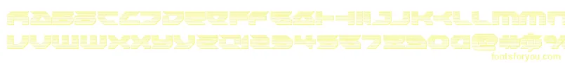 Шрифт Royalsamuraichrome – жёлтые шрифты