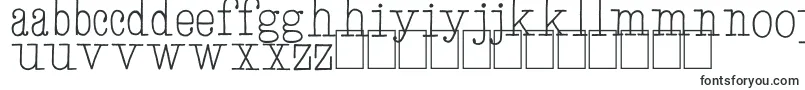 Шрифт HandTypewriter – фризские шрифты