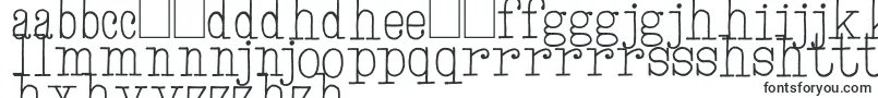 Шрифт HandTypewriter – албанские шрифты