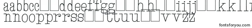 Шрифт HandTypewriter – эсперанто шрифты