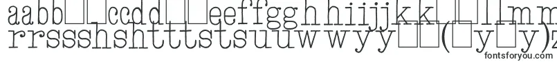 Шрифт HandTypewriter – хауса шрифты