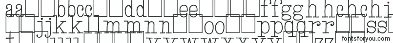 Шрифт HandTypewriter – чешские шрифты