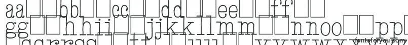 Шрифт HandTypewriter – гэльские шрифты