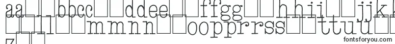 HandTypewriter-fontti – latvian fontit