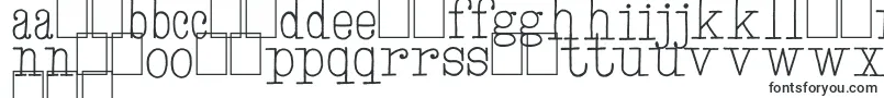 Шрифт HandTypewriter – польские шрифты