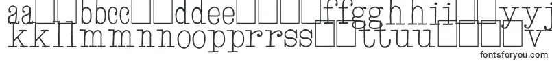 Шрифт HandTypewriter – литовские шрифты