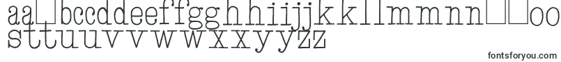 Шрифт HandTypewriter – испанские шрифты