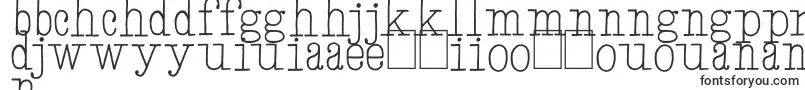 Шрифт HandTypewriter – креольские шрифты