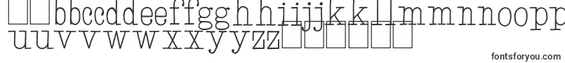 Шрифт HandTypewriter – датские шрифты