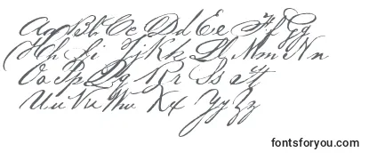 Schriftart Bakerscript