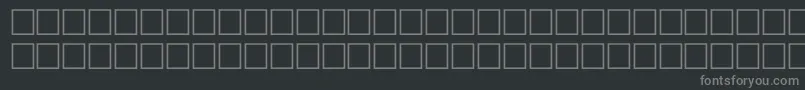Шрифт FoxRegular – серые шрифты на чёрном фоне