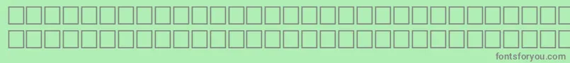 Шрифт FoxRegular – серые шрифты на зелёном фоне
