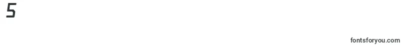 JetSetItalic Font – Fonts for Digit 5