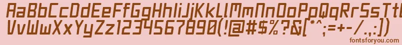 More about JetSetItalic Font JetSetItalic Font – Brown Fonts on Pink Background