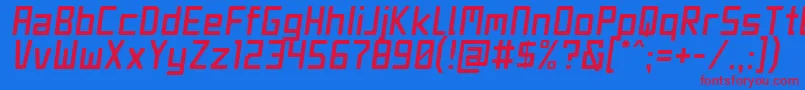 More about JetSetItalic Font JetSetItalic Font – Red Fonts on Blue Background