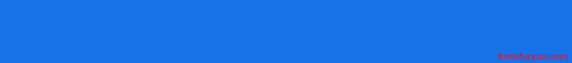 フォントSurethingsymbols – 赤い文字の青い背景