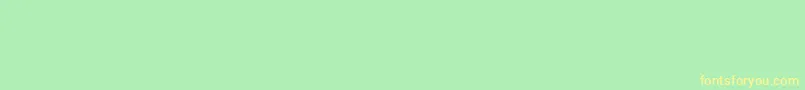Surethingsymbols Font – Yellow Fonts on Green Background