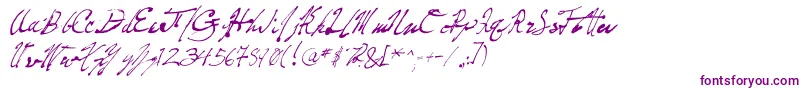 PenFrenzy Font – Purple Fonts