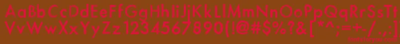 Itsasketch Font – Red Fonts on Brown Background