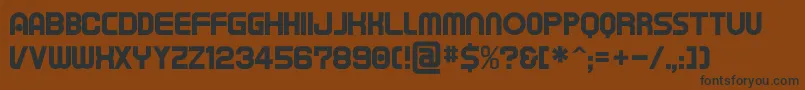 Tapem Font – Black Fonts on Brown Background