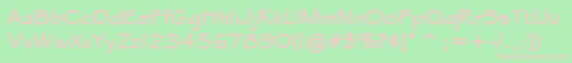 StylusItcBold Font – Pink Fonts on Green Background