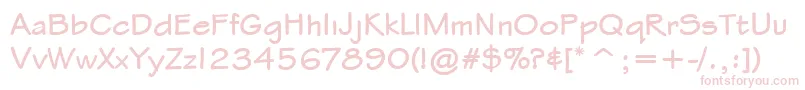 StylusItcBold Font – Pink Fonts on White Background