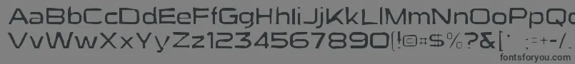 Suigenerisgaunt Font – Black Fonts on Gray Background