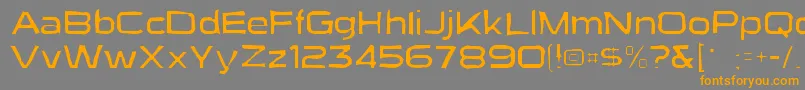 Suigenerisgaunt Font – Orange Fonts on Gray Background