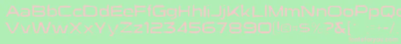 Suigenerisgaunt Font – Pink Fonts on Green Background