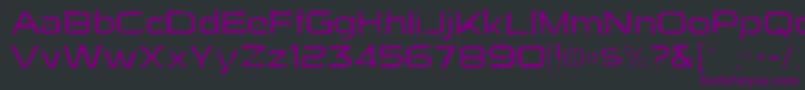 Suigenerisgaunt Font – Purple Fonts on Black Background
