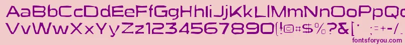 Suigenerisgaunt Font – Purple Fonts on Pink Background