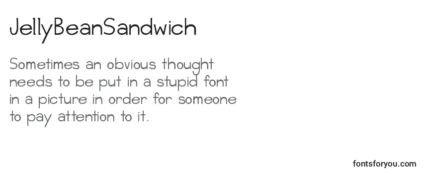 Шрифт JellyBeanSandwich