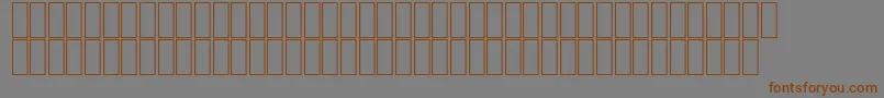 AgaMashqBold Font – Brown Fonts on Gray Background