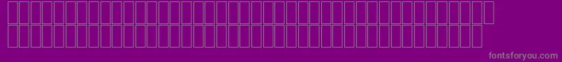 AgaMashqBold-Schriftart – Graue Schriften auf violettem Hintergrund