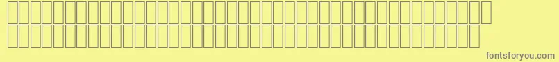 AgaMashqBold Font – Gray Fonts on Yellow Background
