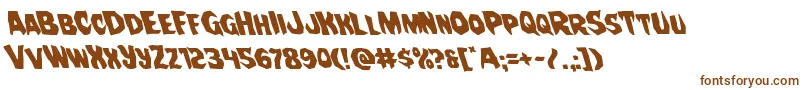 Nightchildeleft Font – Brown Fonts on White Background