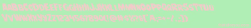 Nightchildeleft Font – Pink Fonts on Green Background