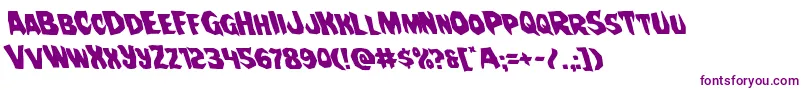 Nightchildeleft Font – Purple Fonts on White Background