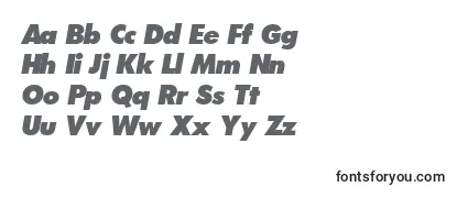 FuturaExtrabolditalic Font