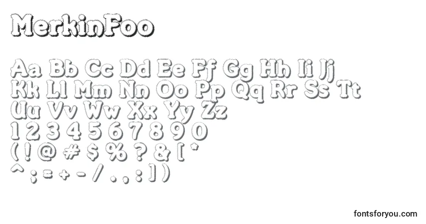 MerkinFooフォント–アルファベット、数字、特殊文字