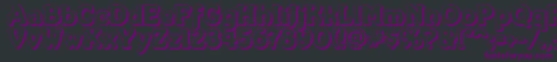 MerkinFoo Font – Purple Fonts on Black Background