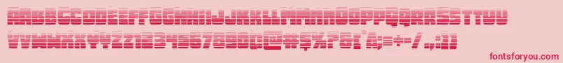 Opusmundigrad Font – Red Fonts on Pink Background