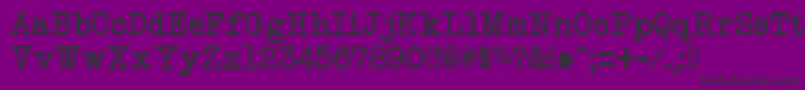 NeobulletinLimitedFreeVersion Font – Black Fonts on Purple Background