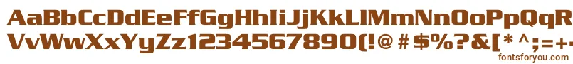 Babylon5 Font – Brown Fonts on White Background