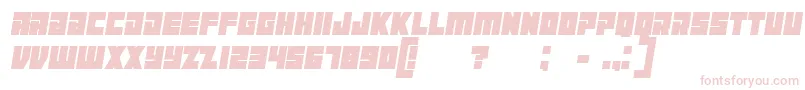 ManiacItalic Font – Pink Fonts on White Background