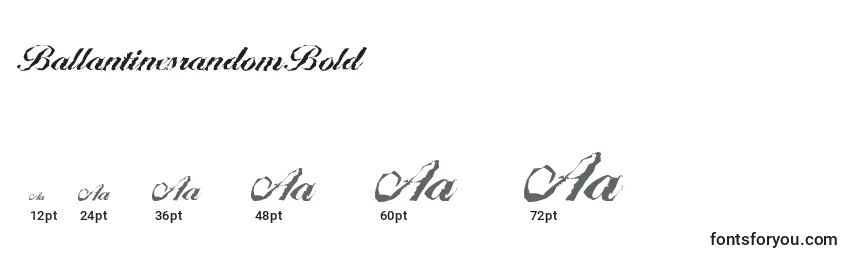 BallantinesrandomBold Font Sizes