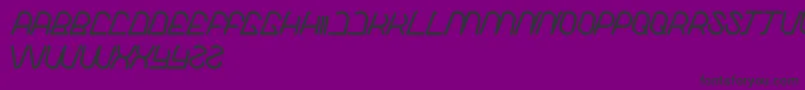 LikeThis Font – Black Fonts on Purple Background