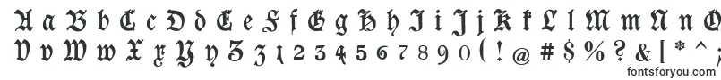 GoeschenGesperrtUnz1a-fontti – Alkavat G:lla olevat fontit