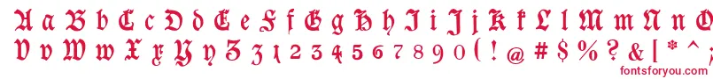 GoeschenGesperrtUnz1a Font – Red Fonts